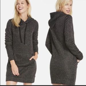 Fabletics Yukon fleece-lined sweater dress w/ hoodie & pockets. Fits like an XS.